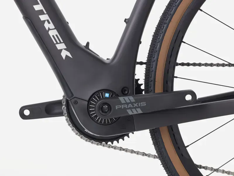 Trek Checkpoint+ SL 5 E-Gravel Bike In Matte Bronze Age/Dark Web-4