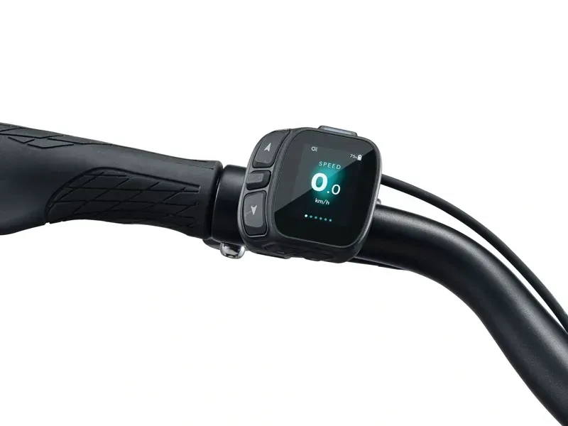 Giant NewTour E+ 2 LST Electric Commuter Bike in Cold Night-4